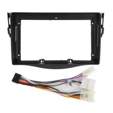 도요타 RAV4 라브 4 용 자동차 라디오 페시아 프레임 어댑터 안드로이드 DVD 마운팅 전원 코드 케이블 키