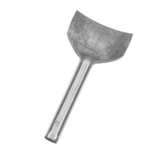 shangren DIY 벨트 가죽 공예 쿼터 라운드/하프 라운드 커터 펀치 도구 10mm/15mm/20mm/25mm/30mm/35mm/40mm/45mm/50mm 옵션, 스틸, 실버, 1개