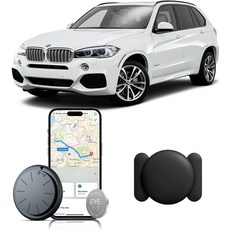 홍탑 H GPS 추적 장치 차량용 1PCS 내 찾기(iOS 전용) 마그네틱 케이스가 숨겨진 차량 월정액 추적기 없음(블랙), Magnetic (Black/ 1PCS), 1개