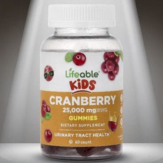 라이퍼블 어린이 유아 키즈 아이 크랜베리 크렌베리 효능 젤리 구미 60개