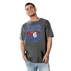 Blue 84 NBA 공식 라이선스 티셔츠 링스펀 볼드 블랙 155000