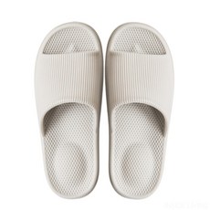 인사이드리빙 발편한 푹신한 편안한 쿠션 층간소음 실내 거실 실내용 슬리퍼 실내화, 그레이, 1개