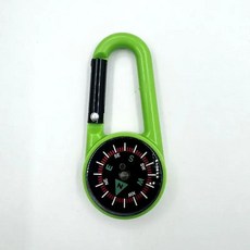 1pc ABS 나침반 다기능 배낭 버클 하이킹 캠핑 액세서리 야외 등산, Light Green, 1개
