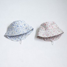 작은모자KC 플라워버킷플랩캡*FREE(50cm)*