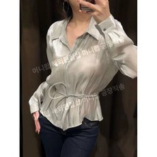 반짝이 장식 셔츠 2461938