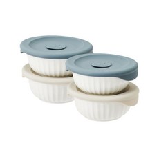 락앤락 바로한끼 도자기 밥용기 250ml 2P X 2SET총 4P 182812, 락앤락 바로한끼 도자기 밥용기 250ml 2P X 2S