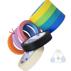 트레분 종이 마스킹테이프 보라 15mm x 40M 칼라마스킹테이프 컬러마스킹테이프 포장용종이테이프 종이테잎