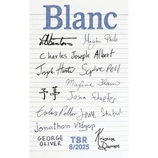 (영문도서)TBR Blanc: August 2025 Paperback, Brussels Review, English, 9782390690498