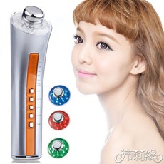 沛莉緹 Panatec 臉部緊致保濕清潔洗臉潔面美容導入導出儀 精華導入儀 彩光嫩膚 清潔 K-512, 銀色