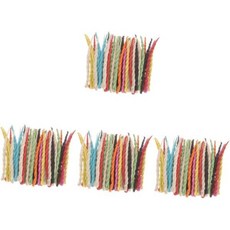 11841845 제사향 법당향 향 사찰향 절향 신선한 향이 나는 로프 4개 가방 명상 요가 스파 향로용 불교 의식에도 사용 가능 간단히 점화만 하면 된다, 12x0.9cmx4pcs, 어소트 컬러 ×4개