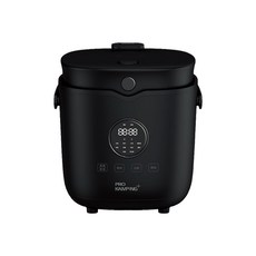 PRO KAMPING+ 陶瓷電子鍋 PK-EC4W2L 4人份 智慧觸控面板 9種烹調模式, 黑色