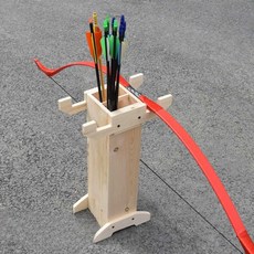 화살 거치대 화살통 활 스탠드 양궁 장비 선반 보관함, 3. 블록 포함 활화살 스탠드, 1개