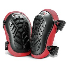 DNA 모터링 무릎 패드 헤비 듀티 폼 패딩 패드 조절 가능한 버클 스트랩 건축 정원 바닥 용접용 빨간색 TOOLS-00508, Red Basic model, 1개