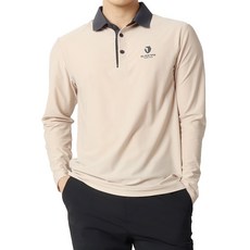 블랙야크 흡한속건 기능성 배색 카라 긴팔티
