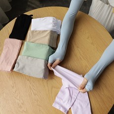 丹丹悅生活 韓國冰絲防曬袖套 兒童袖套 戶外騎行純色護袖 涼感防曬 運動袖套