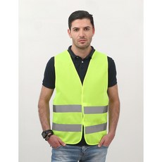 현장 요원 야광 반사 안전 조끼 야간 안전띠, 1개