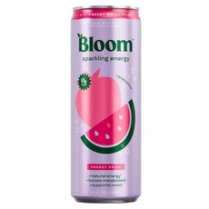 블룸 스파클링 에너지 드링크 스트로베리 워터멜론, 12개, 355ml