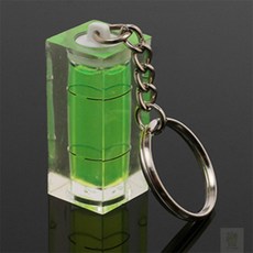 파라스토어 휴대용 수평계 열쇠고리 네온 레벨기