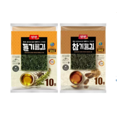 [] 양반 들기름 참기름 전장김 20g x 20p (대가상회), 20개