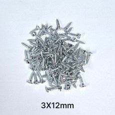 목공용피스 3X12mm 접시나사 (200개), 200개