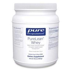 Pure Encapsulations 香草乳清蛋白粉, 1個, 432克