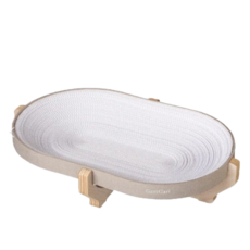 日本Gari Gari白瓦楞貓抓板 耐磨耐抓 保護家具 貓咪舒壓解悶必備, 灰色, 1個