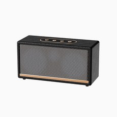 엑토 BTS-65 레더 패브릭 빈티지 우드 테이블 블루투스 스피커 감성 오디오, 단품, 단품