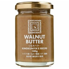 키노쿠니야 월넛 버터 스프레드 호두잼 140g, 1개