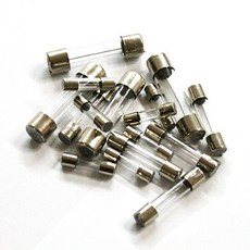 유리관 휴즈 퓨즈 유리 FUSE 홀더 자동차 DIY 용품, 중(8A)10개