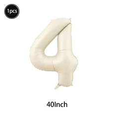 캐러멜/초콜릿/크림 번호 풍선 스타 하트 헬륨 공 어린이 성인 소녀 결혼 기념일 파티 장식, 01 As shown, 47 1Pcs