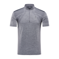 BLACKYAK 男款短袖T登山短袖T恤拉鍊彈性夏季運動戶外 M Rikan T恤 S 1BYTSM1008