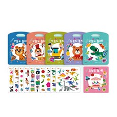 국내백화점 세이펜 오늘도 놀자 스티커북(6종) /호환책 돌 선물, 01.오늘도 놀자 스티커북(6종)