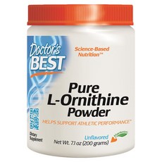 Doctor's BEST L-鳥氨酸粉, 200g, 1罐