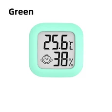 가정용 전자 디지털 온도계 실내 측정기 센서 게이지, 02 Green