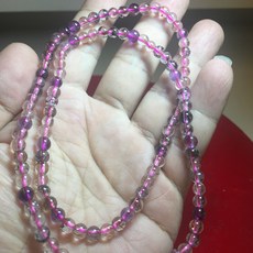 三輪骨幹天然彩色超七繞三圈手珠（超級七 Super Seven)，能量水晶手鍊，提升運勢，時尚配飾, 1個