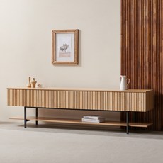 파로마 알버트 템바보드 TV 거실장, 오크