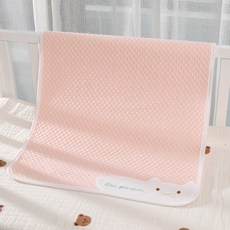 Babe Cosset 純棉透氣防水隔尿墊 嬰兒防水墊 防尿墊 隔尿墊, 1個, 防水隔尿墊-橘