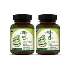 상쾌한 변수 알로에정 120정, 2개, 37.2g