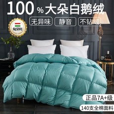 호텔구스이불 구스다운호텔 이불 한파 겨울용 침구헝가리 거위 겨울 5성급 호텔 구스이불세트, G. 플랫 블루