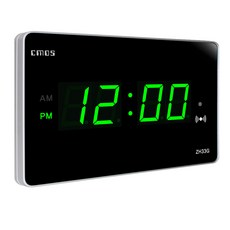 CMOS 씨모스 디지털 무소음 전자 LED 벽시계, ZH33G기본형