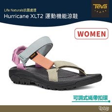 TEVA 女 Hurricane XLT2 運動機能涼鞋 多彩桉樹 TV1019235ELY 健走機能鞋, 5