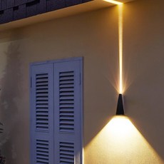 데이온 LED 빔2등 벽등 벽조명 방수 전구색