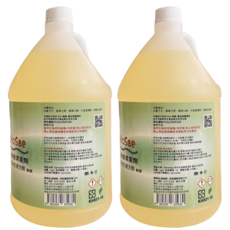 KaHoSae 商用洗碗機清潔劑 1加侖裝，餐具抗硬洗劑，無磷配方，快速去油，不傷手, 2個, 3.8L