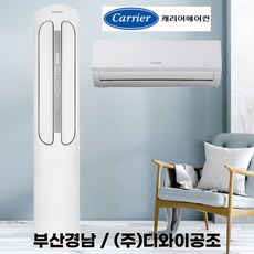 부산에어컨 캐리어 부산 울산 경남 16+6평 2in1 멀티 냉방기 DASB-0163XAWMDG, 일반배관형