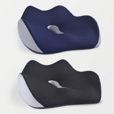 눕눕 자세교정 꼬리뼈 산모 임산부 방석 의자 쿠션, 블랙, 1개