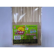 雷鳥旻新 原色冰棒棍140*10*2mm (NO.80102), 1個, 原色