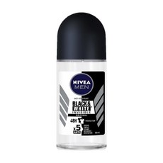 니베아 남성 인비져블 블랙 앤 화이트 데오드란드 롤온 NIVEA MEN Black White Deodorant, 1개, 50ml