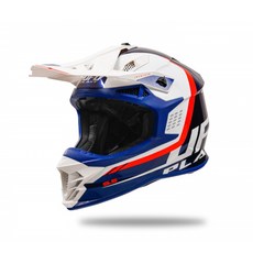 長野總代理 UFO Intrepid Helmet 藍白 越野帽 山車帽 滑胎安全帽, 1個