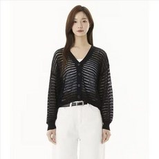 매장정품 PLASTIC ISLAND 플라스틱 아일랜드 네트조직 가디건 (PR2KG501) 1413670