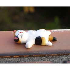 花樣渼栽盆栽生活館 筷架 貓咪造型 二個款式 (6.0cm)，可愛筷架讓用餐更添樂趣，保持桌面清潔衛生, 1個, 趴趴貓